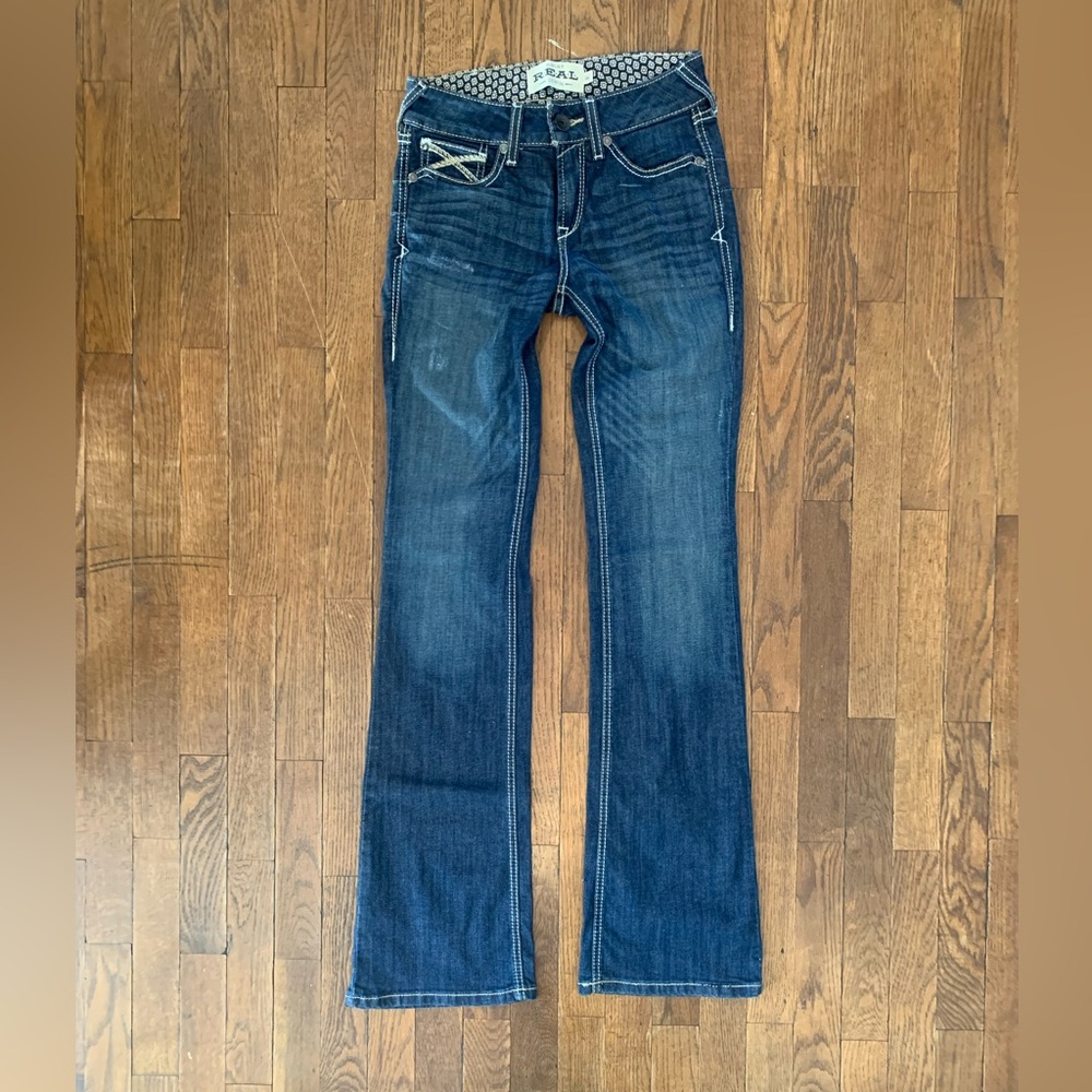 Ariat Real Jeans Womens 26 Long Perfect Rise Boot Cut NWOT